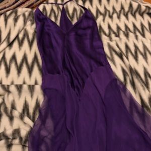 Full length Satin and mesh night dress